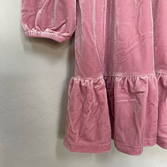 Halara Everyday Deep V Neck Ruffled Hem Velvet Mini Chill Dress size Medium - Picture 11 of 14